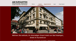 Desktop Screenshot of amkurgarten.de